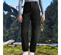Pantalon de randonnée décontracté pour femmes, de couleur unie avec jambes détachables L,M,S,XLTissu tissé