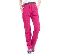 Pantalon de randonnée doublé imperméable pour femme - Pantalon d'extérieur pour femme - Pantalon de loisirs en coton - Pantalon d'hiver Punch - Pantalon softshell - Pantalon de ski - Pantalon de