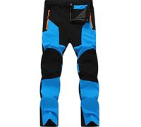 Pantalon De Randonnée Homme,Pantalon Outdoor Pantalon De Ski Imperméable Coupe-Vent Chino Cargo Avec Poches Zippées Pantalon Soft Shell Pour L'escalade Et La Randonnée 1,3XL