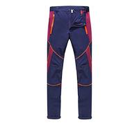 Pantalon de randonnée imperméable pour homme - Pantalon de marche pour homme UK de plein air respirant imperméable avec poches zippées, pantalon de vélo imperméable pour homme, pantalon de marche