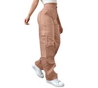 Pantalon De RandonnéE Pour Femme Extensible Et Respirant Taille Haute Avec Ceinture RéGlable Coupe Wide Leg Pour Liberté De Mouvement Poches Parfait Pour Trekking, Voyage Ou Style Streetwear