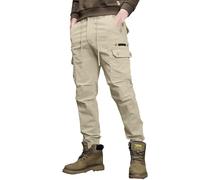 Pantalon de randonnée pour homme - Long - Imperméable - Pantalon de trekking - Pour l'été - Confortable - Plusieurs poches - Pantalon fonctionnel - Pantalon softshell élégant - Pantalon de course
