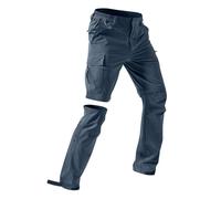 Pantalon de randonnée zippé pour homme, pantalon de marche extensible à séchage rapide, convertible en short multifonctionnel, pantalon cargo léger et imperméable pour le camping, la pêche