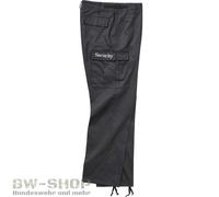 PANTALON DE RANGER BRANDIT SECURITY NOIR AVEC INSCRIPTION PANTALON DE SÉCURIT...