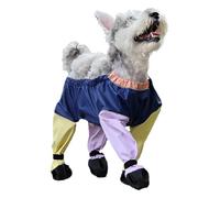 Pantalon de récupération pour chien - Vêtements de protection réglables pour éviter les léchages des plaies après une chirurgie, doux et respirant - Legging réutilisable pour l'extérieur, régulier