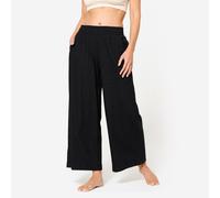 Pantalon de retraite yoga femme, noir graphite