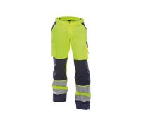 Pantalon de sécurité DASSY® Buffalo avec poches genouillères JAUNE FONCTIONNEL/BLEU FONCÉ Gr.50 Longueur : PLUS