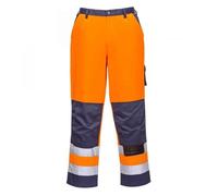 Portwest Tx51onrxxxl Lyon Pantalon haute visibilité, 3 x l, Orange/bleu marine