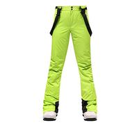 Pantalon de ski à bretelles pour femme, pantalon d'hiver Softshell pour l'extérieur, la planche à neige, coupe athlétique, salopette isolée en microfibre et résistant à la neige pour l'hiver
