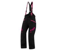 §Pantalon de Ski Femme FXR Fresh Noir-Rose Électrique§