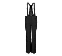 Killtec Laraka 35247-000 Pantalon de Ski à Bretelles pour Femme avec bavette Amovible et Protection des Bords Noir Taille 46
