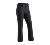 Maier Sports Beate Pantalon de Ski imperméable pour Femme avec Jupe Pare-Neige et Taille réglable, sans PFC et Rembourrage mTHERM et Protection Contre Les intempéries, Noir, Taille 18 (W27/28/L29)