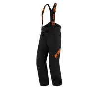 FXR Clutch FX 2023 Pantalon de bavoir pour motoneige, noir-orange, taille XL pour homme
