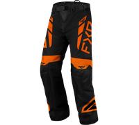 FXR Cold Cross RR 2025 Pantalon de motocross imperméable, noir-orange, taille XS pour homme
