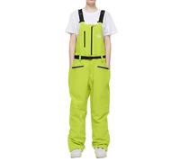 Pantalon de ski pour femme, pantalon de ski extra long pour femme, salopette isolée pour l'extérieur, résistant à l'eau, coupe-vent, avec plusieurs poches, classique et confortable, fermeture éclair