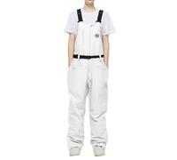 Pantalon de ski pour femme, pantalon de ski extra long pour femme, salopette isolée pour l'extérieur, résistant à l'eau, coupe-vent, avec plusieurs poches, classique et confortable, fermeture éclair