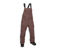 Pantalon De Ski/snow Volcom Creston 3d Stretch Bib Overall Mahogany Femme Marron 2025 taille XS