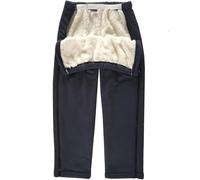 Pantalon De Soins Épais For L'hiver Avec Fermeture Éclair Intérieure, Confortable Et Doux Adapté Aux Patients Ayant Subi Une Fracture Ou Une Intervention Chirurgicale(Black,XX-Large)
