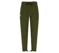 Pantalon de sport à jambes longues pour homme - Taille élastique - Cordon de serrage - Pantalon en velours côtelé épais - Pantalon de survêtement doublé en polaire - Pantalon de travail cargo, Vert