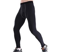 Pantalon De Sport Casual Pantalon De Jogging Legging Collant De Compression pour Homme Fitness Course Noir Gris S