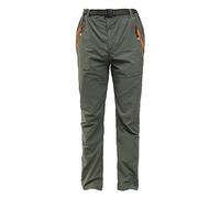 Pantalon de sport de plein air décontracté pour femme - Convertible - Séchage rapide - Léger - Résistant à l'eau - Coupe-vent - Taille élastique - Pantalon de pêche - Voyage - Safari - Avec poches à