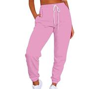 Pantalon de sport de plein air pour femme - Pantalon de détente épais avec poches - Confortable - Doux et épais - Pantalon cargo décontracté à jambe droite avec poches - Pantalon de survêtement