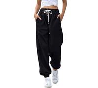 Pantalon De Sport Femme Jambes Larges - Pantalon De Survêtement Décontracté pour Femme Pant Les Loisirs en Plein Air Pantalons Fitness Jogging Chic Pants Simple Pantalons Couleur Pure Jogging