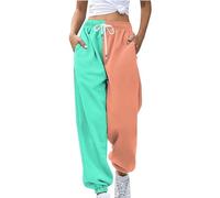 Pantalon De Sport Femme Jambes Larges - Pantalon De Survêtement Décontracté pour Femme Pant Les Loisirs en Plein Air Pantalons Fitness Jogging Chic Pants Simple Pantalons Couleur Pure Jogging