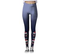 Pantalon De Sport Femme Leggings Noël Femme Hat Warm Wine Glass Shiny Print Hip Lift Fitness Exercise Yoga Pants Vêtement De Quotidien Noël