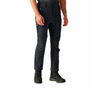 Pantalon de sport long Regatta Highton II Zip Off Noir Montagne