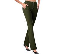 Pantalon de sport pour femme - Legging de yoga 2026 pour femme - Legging évasé avec pantalon de yoga taille haute - Confortable - Pantalon d'entraînement professionnel pour l'entraînement et la vie