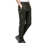 Pantalon de sport pour homme - Coupe ample - Pantalon de jogging décontracté et tendance - Doux avec isolation en peluche - Pantalon de sport et coupe-vent pour intérieur et extérieur - Pour course et