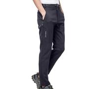 Pantalon de sport pour homme - Coupe ample - Pantalon de jogging décontracté et tendance - Doux avec isolation en peluche - Pantalon de sport et coupe-vent pour intérieur et extérieur - Pour course et