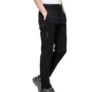 Pantalon de sport pour homme - Coupe ample - Pantalon de jogging décontracté et tendance - Doux avec isolation en peluche - Pantalon de sport et coupe-vent pour intérieur et extérieur - Pour course et