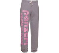 Pantalon de sport pour homme - Panzeri - Uni H - Gris chiné/rose fluo - Idéal pour activités en Indoor M