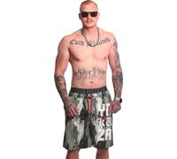 Pantalon de sport Yakuza Herren URBNSTL, vert camouflage, L