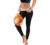 Pantalon de Sudation, Legging Anti Cellulite, Legging de Sport à Taille Haute en Nano-Matériaux pour Accélérer Transpiration, Idéal pour Minceur Fitness Jogging Yoga