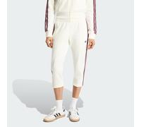 ADIDAS ORIGINALS Pantalon 'Superstar' lie de vin / blanc, Taille 32