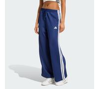 adidas Femme Stadium 3 Stripes Trackpant Pants, Dark Blue, S