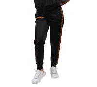 GIVOVA Pantalon Tricot Band Nero/Arancio Fluo TG. 3XL
