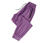 Pantalon de survêtement ample à découpes pour femme en résille taille haute coupe ample 2025 pour le sport, l'été, décontracté, pantalon de détente en soie glacée pour l'entraînement, le yoga et le