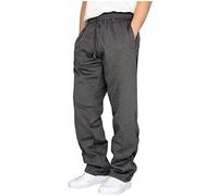 Pantalon De SurvêTement AthléTique Respirant pour Homme Pantalon D'EntraîNement Pantalon De Sport DéContracté en Plein Air, Pantalon Sarouel Pantalon De Jogging Long Baggy Jambes Larges éLastique