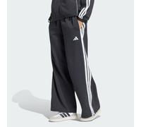 Pantalon de survêtement avec élastiques jambes larges toile Iconic Black / White M