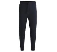 Pantalon de survêtement BOSS Hadiko Rib - Bleu foncé -Confort Stretch & Détails Sportifs S