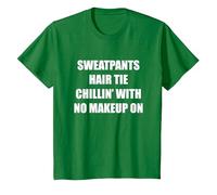 Pantalon de survêtement Chillin' sans Maquillage T-Shirt, Enfant, Vert Kelly, 3 Ans