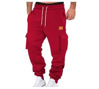 Pantalon de survêtement de Jogging Homme Mode Taille Élastique Large Workout Pantalons de Travail Hiking & Jogging pour Le Sport, Les Loisirs, Le Fitness Activewear Workout Long Sweatpants