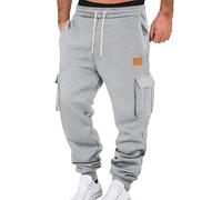 Pantalon de survêtement de Jogging Homme Mode Taille Élastique Large Workout Pantalons de Travail Hiking & Jogging pour Le Sport, Les Loisirs, Le Fitness Activewear Workout Long Sweatpants