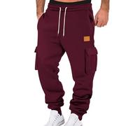 Pantalon de survêtement de Jogging Homme Mode Taille Élastique Large Workout Pantalons de Travail Hiking & Jogging pour Le Sport, Les Loisirs, Le Fitness Activewear Workout Long Sweatpants