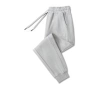 Pantalon de survêtement décontracté avec poches pour femme - Coupe décontractée - Confortable - Yoga - Doux - Pour l'entraînement - Confortable - 2025, gris, M