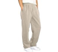 Pantalon de survêtement décontracté pour garçon, jambe droite, bas ouvert, pantalon de jogging athlétique décontracté avec taille élastique, kaki, 9-10 ans